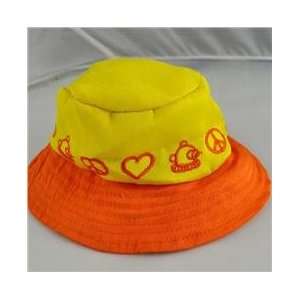  Doggles Hat   Bucket/Beach Large Yellow Orange Pet 
