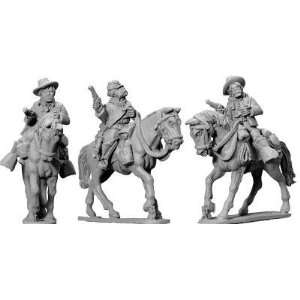   Designs Wild West: 7th Cavalry Troopers (Mounted) (3): Toys & Games