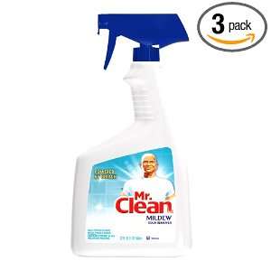  Mr Clean Mildew Stain Remover Spray, 32 Ounce (Pack of 3 