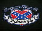 Country Tshirt Everyone Loves A Redneck Girl Dixie Rebel Rose 