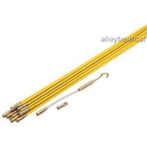 33 Fiberglass Wire & Cable Running Push Pull Rod&Case  