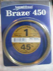 Silver Brazing Alloy, Lucas Milhaupt, Braze 450, 45/1  