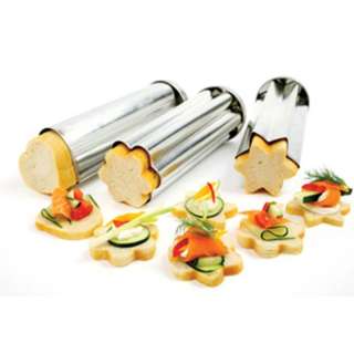 Norpro Tin Canape Bread Molds 3 piece Set  