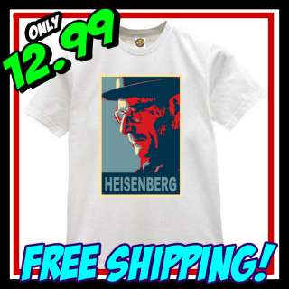 NEW! BREAKING BAD   Walter White HEISENBERG T Shirt  