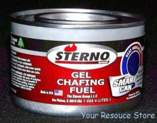 Survival Camping STERNO Gel Chafing Fuel 6.8 oz 2 hr Can   Emergency 