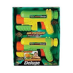   Water Warriors Pressurized Deluge Water Blaster 2 Pack Toys & Games