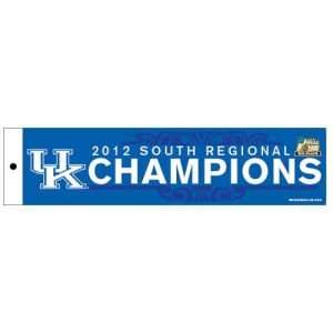   Wincraft 2012 South Regional Champ Bumper Sticker: Sports & Outdoors