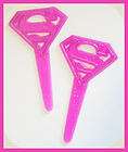 supergirl supermom cupcake picks 12 party favors  