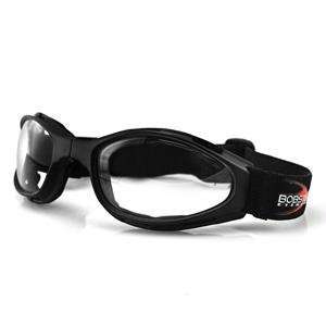 Bobster Action Eyewear Crossfire Small Folding Goggles, Anti Fog Clear 
