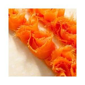  Websters Pages   Bloomers   Flower and Trim Ribbons   Orange Kiss 