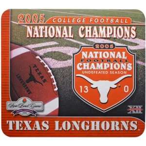   : Texas Longhorns 2005 National Champions Mousepad: Sports & Outdoors