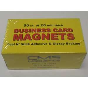  Business Card Magnets, 20mil, Package of 50 Office 