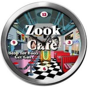  ZOOK 14 Inch Cafe Metal Clock Quartz Movement Kitchen 