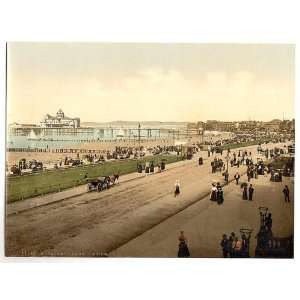   Reprint of Parade and pier, Morecambe, England