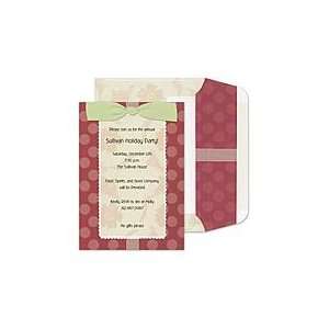  Red Polka Dot Invitation Holiday Invitations Health 