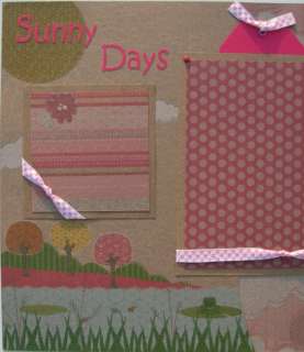 SUNNY DAYS~pre made scrapbook 12x12 pages~UTPM  