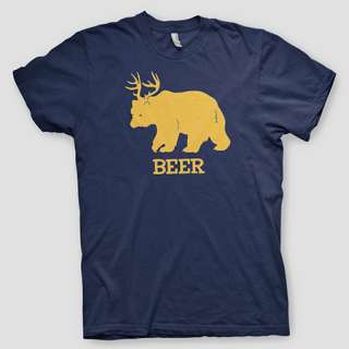 BEER DEER BEAR Sunny In Philadelphia PADDYs Party Funny T Shirt 
