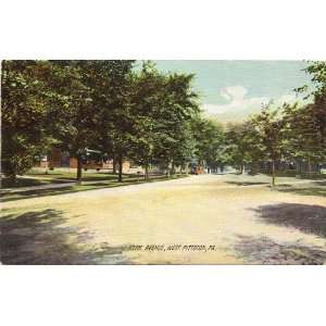   Postcard York Avenue West Pittston Pennsylvania: Everything Else