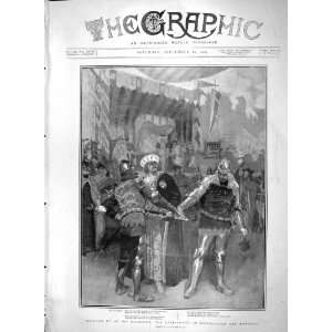   1903 SCENE RICHARD MAJESTY THEATRE BOLINGBROKE MOWBRAY