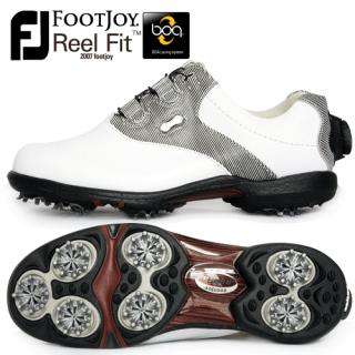 NEW in Box Womens FootJoy ReelFit Golf Shoes 93803   White/Black 8 