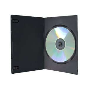  SuperMediaStore 7mm Slim Single Black DVD Cases, 100% New 
