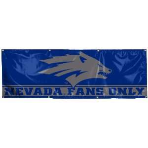  NCAA Nevada Wolf Pack 2 by 6 Foot Vinyl Banner: Sports 