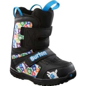  Burton Grom Snowboard Boots   Youth Black / White / Multi 