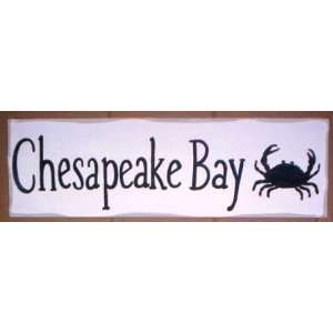  Chesapeake Crab Custom Wood Sign   You choose what to say 