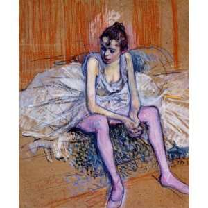  Seated Dancer in Pink Tights: Home & Kitchen
