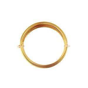  German Style Wire Gold (plated) Round 20g, 6 meters 