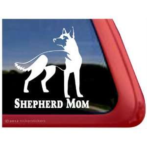  Shepherd Mom ~ German Shepherd Dog Vinyl Window Decal 