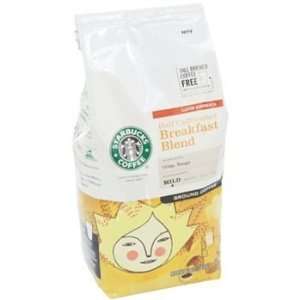 Starbucks Half Caffeinated Breakfast Blend Coffee (Mild), Ground, 12 