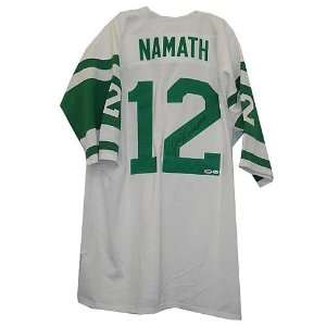  Joe Namath Autographed Uniform   Mitchell Ness White 