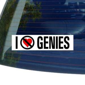  I Hate Anti GENIES   Window Bumper Sticker: Automotive