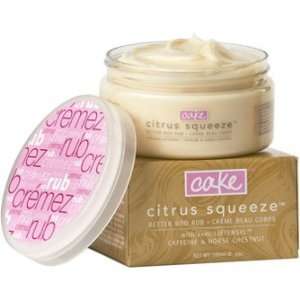  Cake Beauty Citrus Squeeze Better Bod Rub, 6 oz Beauty