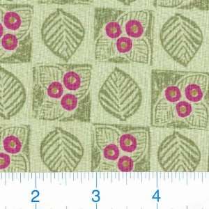  45 Wide Berry Mint Green Fabric By The Yard: Arts 