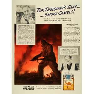   Suit Pat Patton Oil Well Fire   Original Print Ad: Home & Kitchen