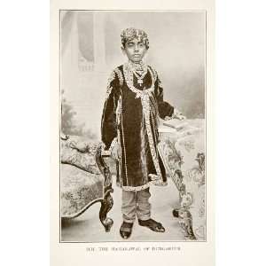  India Child His Highness Maharawal Dungarpur Cultural Costume Turban 