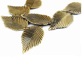 Vintage Style Bronze Leaf Charms Choker Necklace  