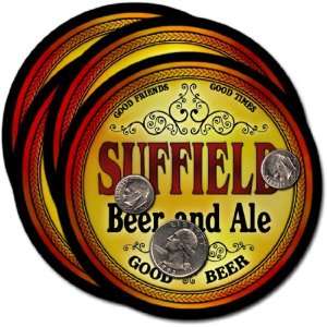  Suffield, CT Beer & Ale Coasters   4pk 