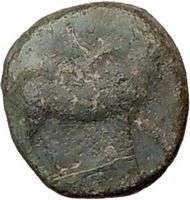 Corcyra Epirus 350BC Bull & Grapes Rare Genuine Authentic Ancient 