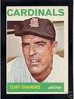 1962 TOPPS CURT SIMMONS #285 EX ST. LOUIS CARDINALS