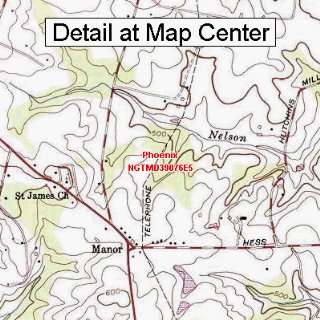   Map   Phoenix, Maryland (Folded/Waterproof)