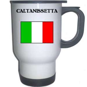  Italy (Italia)   CALTANISSETTA White Stainless Steel Mug 