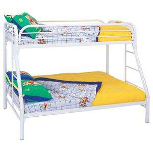   Twin over Full Bunk bed Red Twin/Full Bunk bed