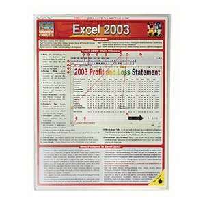  Excel 2003 Quick Study Guide