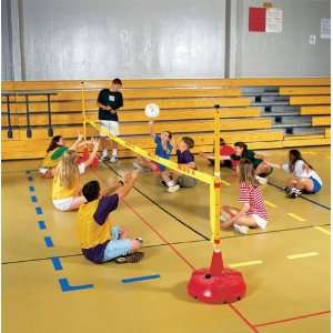   030883 BigRedBase Sitting Volleyball System: Sports & Outdoors