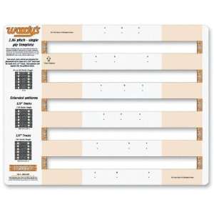  Woodys Arctic Cat Studding Template for Single Ply Track 