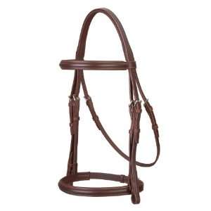 Stubben 1/2 Cheek Snaffle Bridle w/Padded Crown and Browband:  