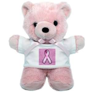  Teddy Bear Pink Breast Cancer Pink Ribbon 